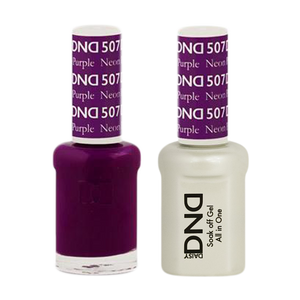 DND Nail Lacquer And Gel Polish, 507, Neon Purple, 0.5oz