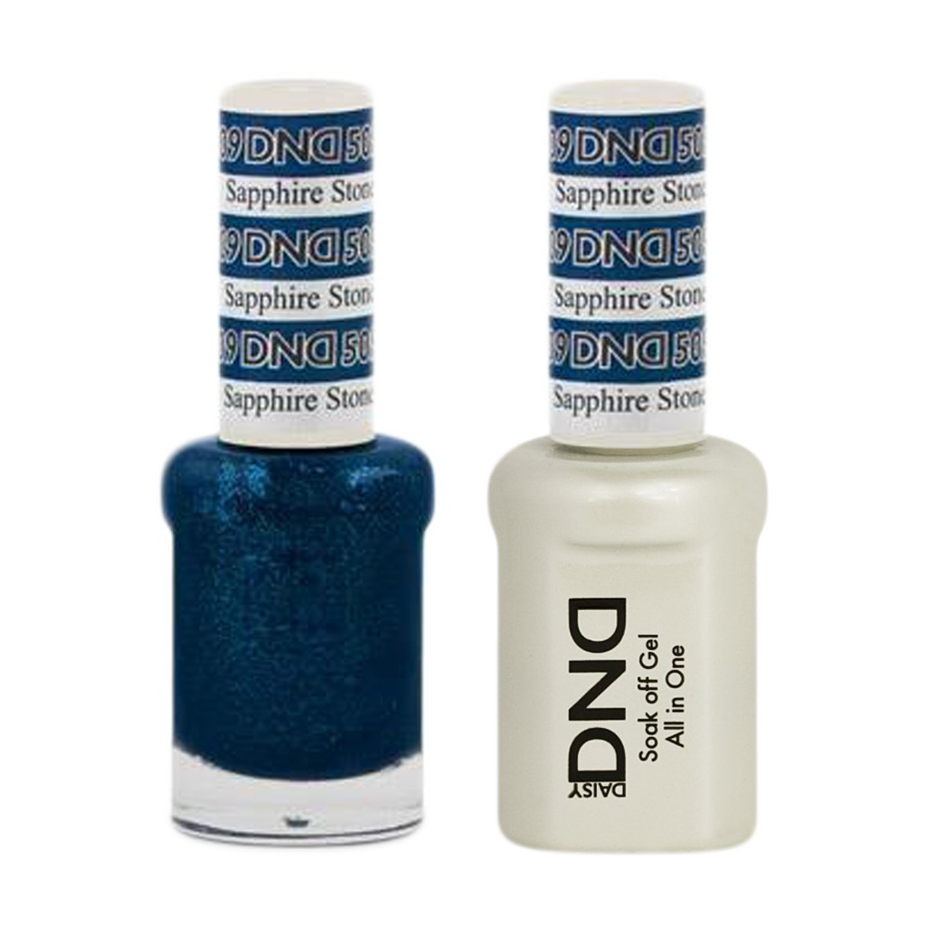 DND Nail Lacquer And Gel Polish, 509, Sapphire Stone, 0.5oz