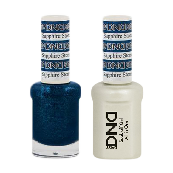 DND Nail Lacquer And Gel Polish, 509, Sapphire Stone, 0.5oz