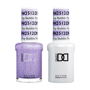 DND Nail Lacquer And Gel Polish, 512, Bubble Pop, 0.5oz