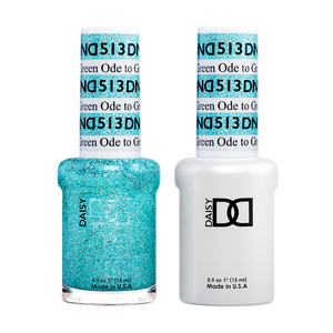 DND Nail Lacquer And Gel Polish, 513, Ode To Green, 0.5oz