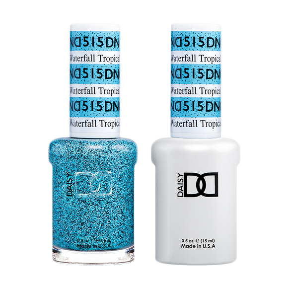 DND Nail Lacquer And Gel Polish, 515, Tropical Waterfall, 0.5oz