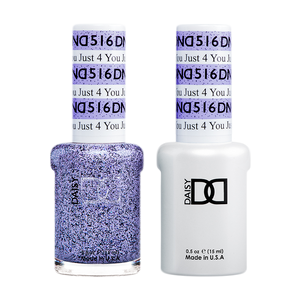 DND Nail Lacquer And Gel Polish, 516, Just For You, 0.5oz