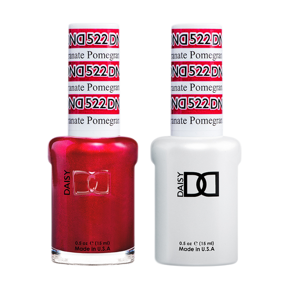 DND Nail Lacquer And Gel Polish, 522, Pomegranate, 0.5oz