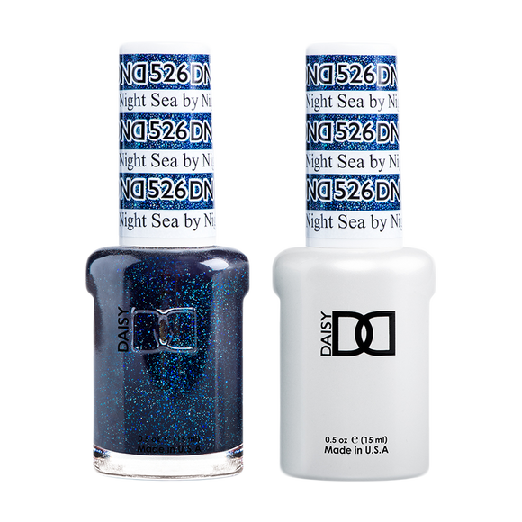 DND Nail Lacquer And Gel Polish, 526, Sea By Night, 0.5oz