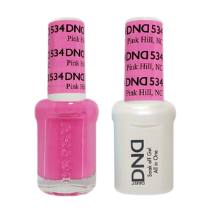 DND Nail Lacquer And Gel Polish, 534, Pink Hill NC, 0.5oz
