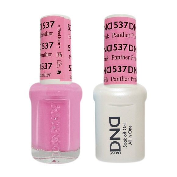 DND Nail Lacquer And Gel Polish, 537, Panther Pink, 0.5oz