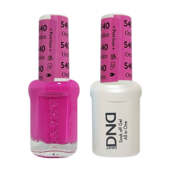 DND Nail Lacquer And Gel Polish, 540, Orchid Garden, 0.5oz