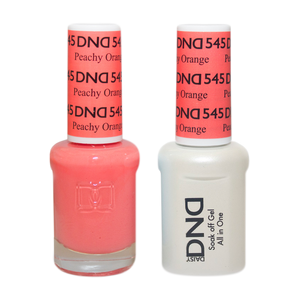 DND Nail Lacquer And Gel Polish, 545, Peachy Orange, 0.5oz