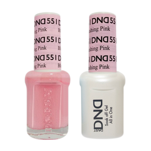 DND Nail Lacquer And Gel Polish, 551, Blushing Pink, 0.5oz