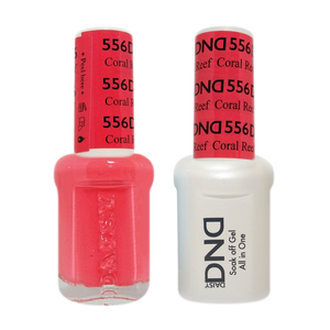 DND Nail Lacquer And Gel Polish, 556, Coral Reef, 0.5oz