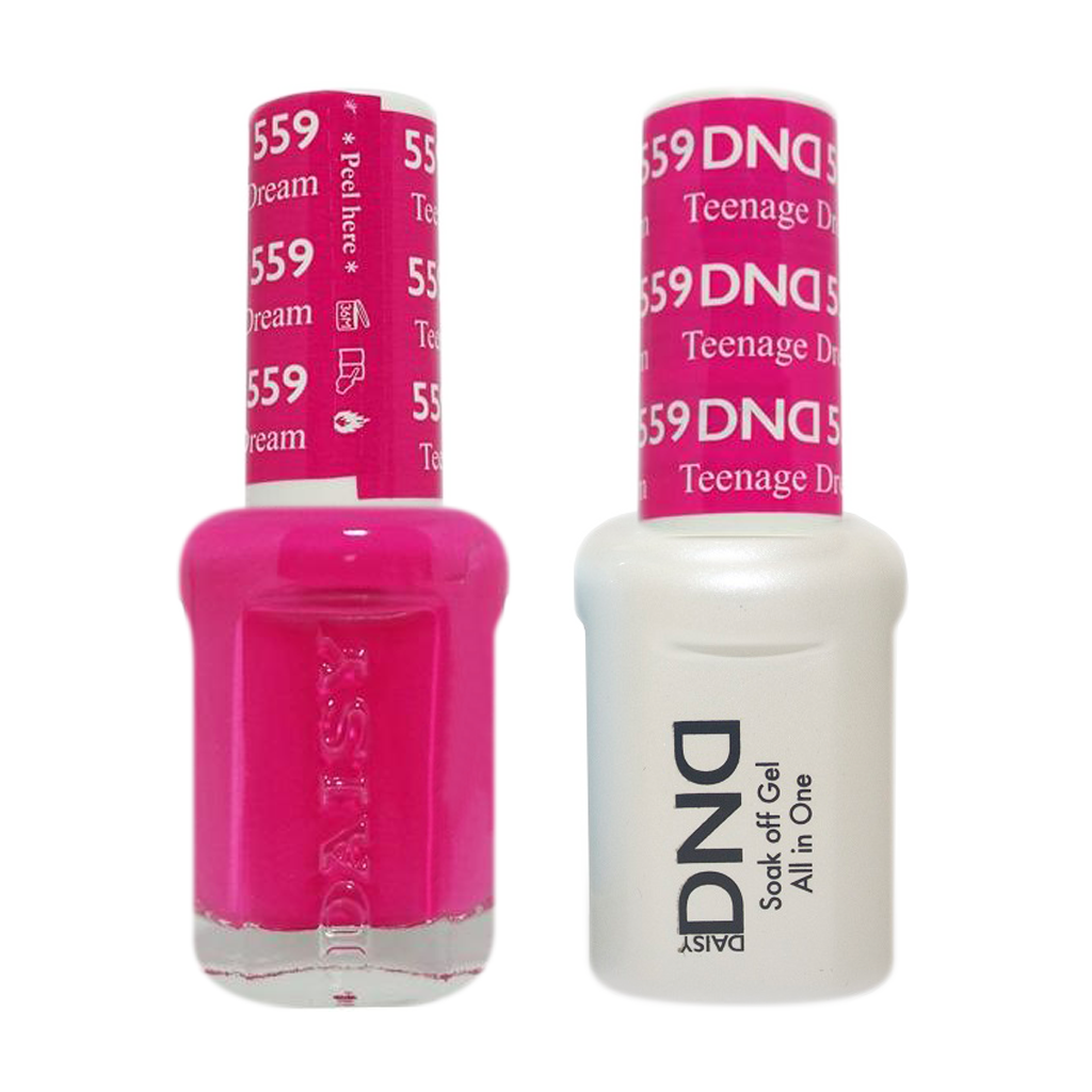 DND Nail Lacquer And Gel Polish, 559, Teenage Dream, 0.5oz