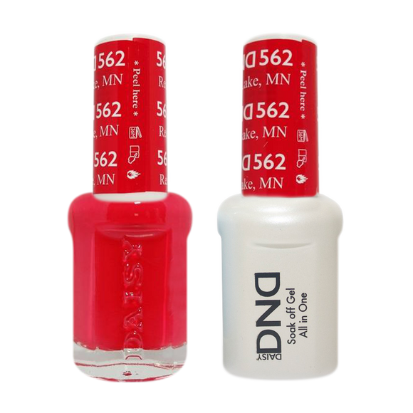 DND Nail Lacquer And Gel Polish, 562, Red Lake MN, 0.5oz
