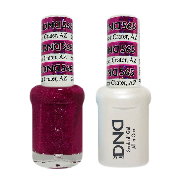 DND Nail Lacquer And Gel Polish, 565, Sunset Crater AZ, 0.5oz
