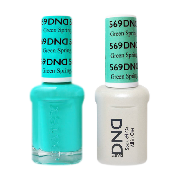 DND Nail Lacquer And Gel Polish, 569, Green Spring KY, 0.5oz