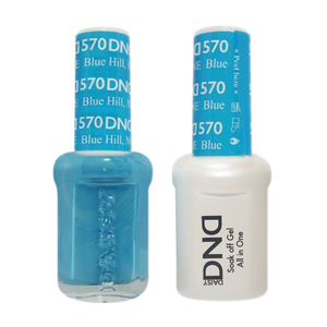 DND Nail Lacquer And Gel Polish, 570, Blue Hill NE, 0.5oz