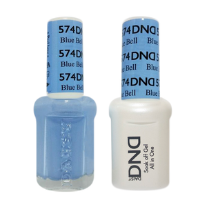DND Nail Lacquer And Gel Polish, 574, Blue Bell, 0.5oz