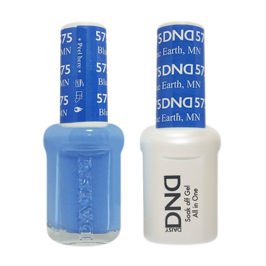 DND Nail Lacquer And Gel Polish, 575, Blue Earth MN, 0.5oz