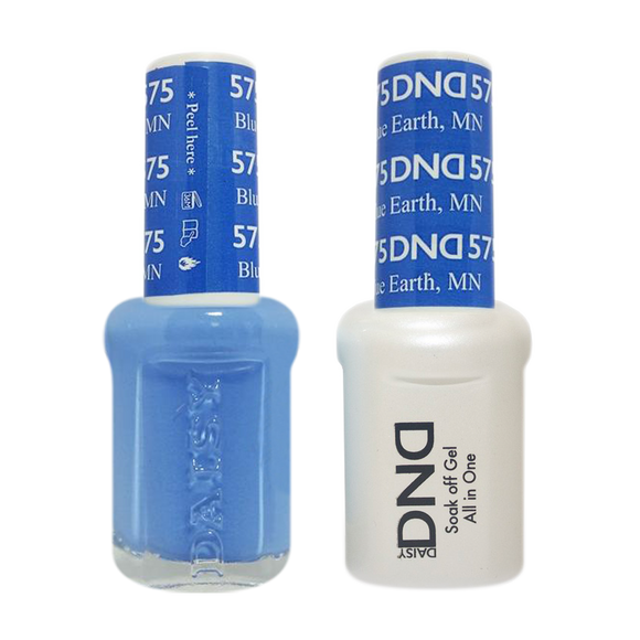 DND Nail Lacquer And Gel Polish, 575, Blue Earth MN, 0.5oz