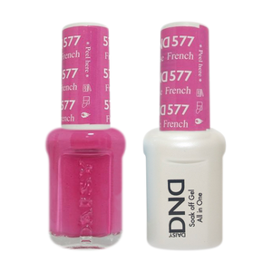 DND Nail Lacquer And Gel Polish, 576, French Rose, 0.5oz