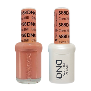 DND Nail Lacquer And Gel Polish, 588, Citrus Hill, 0.5oz