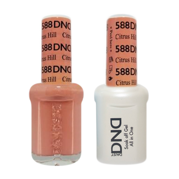 DND Nail Lacquer And Gel Polish, 588, Citrus Hill, 0.5oz