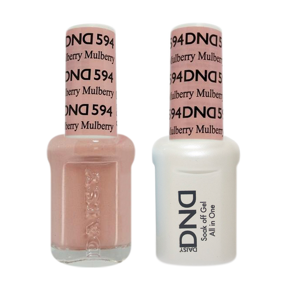 DND Nail Lacquer And Gel Polish, 594, Mullberry, 0.5oz