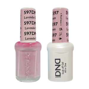 DND Nail Lacquer And Gel Polish, 597, Lavender Dream, 0.5oz