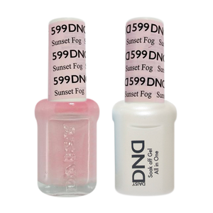DND Nail Lacquer And Gel Polish, 599, Sunset Fog, 0.5oz