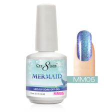 Cre8tion Mermaid Gel Polish, 0.5oz, MM05