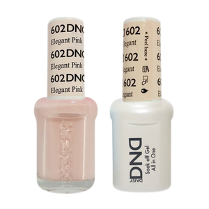 DND Nail Lacquer And Gel Polish, 602, Elegant Pink, 0.5oz