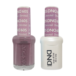 DND Nail Lacquer And Gel Polish, 605, Dovetail, 0.5oz