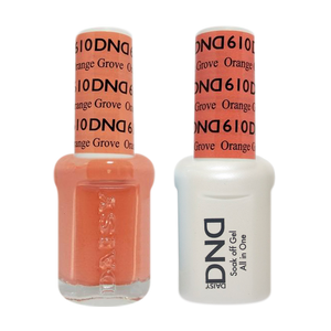 DND Nail Lacquer And Gel Polish, 610, Orange Grove, 0.5oz