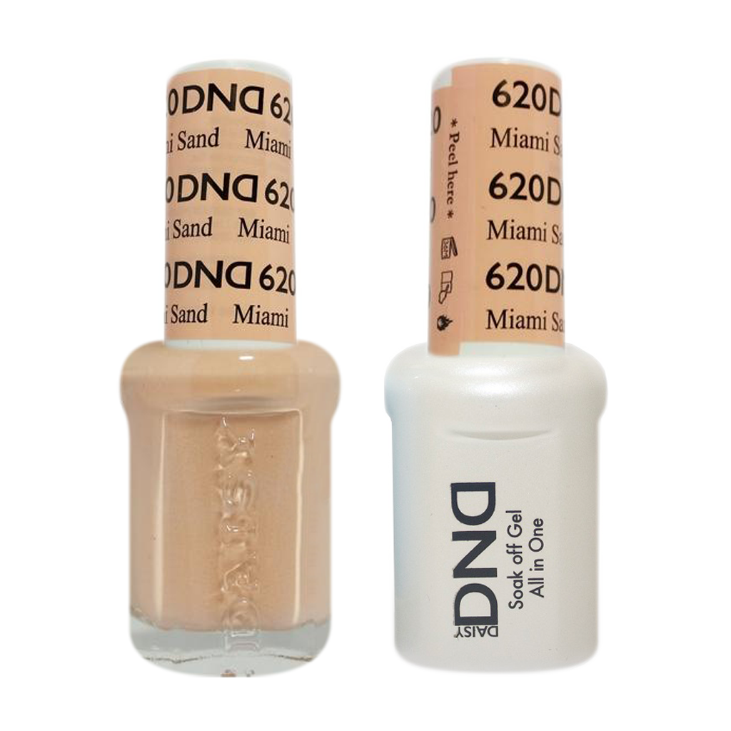 DND Nail Lacquer And Gel Polish, 620, Miami Sand, 0.5oz