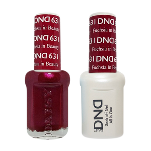 DND Nail Lacquer And Gel Polish, 631, Fuchsia in Beauty, 0.5oz