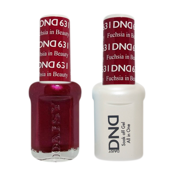DND Nail Lacquer And Gel Polish, 631, Fuchsia in Beauty, 0.5oz