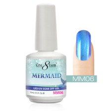 Cre8tion Mermaid Gel Polish, 0.5oz, MM06