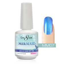 Cre8tion Mermaid Gel Polish, 0.5oz, MM07