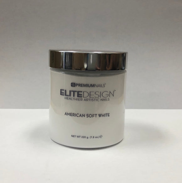 PremiumNails Elite Design Dipping Powder | American Soft White 7.8oz.