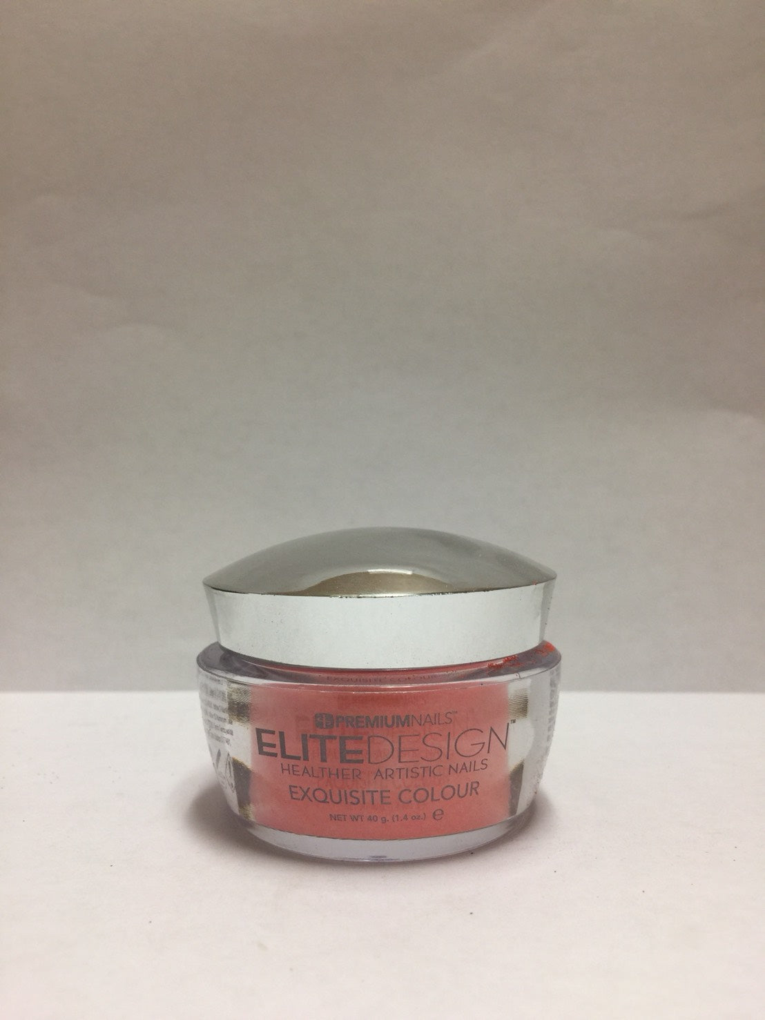 PremiumNails Elite Design Dipping Powder | ED196 Vivid Glitz-Orange 1.4oz