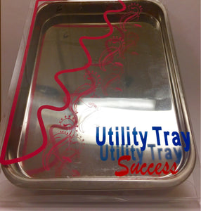 SUCCESS Sanitary Stainless Steel Nail Utility Tray for UV Sterilization
