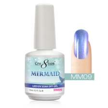 Cre8tion Mermaid Gel Polish, 0.5oz, MM09