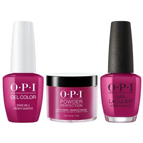 OPI 3in1, N55, Spare Me a French Quarter