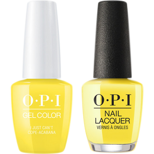 OPI GelColor And Nail Lacquer, A65 ,I Just Can't Cope-Acabana, 0.5oz