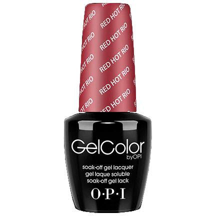 OPI GelColor, A70, Red Hot Rio, 0.5oz