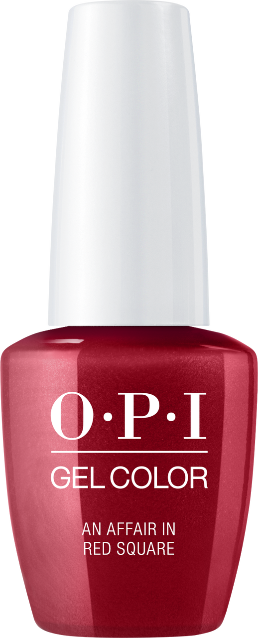 OPI GELCOLOR - #GCR53 AN AFFAIR IN RED SQUARE .5 OZ