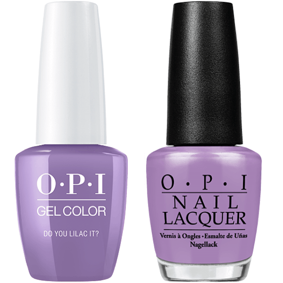 OPI GelColor And Nail Lacquer, B29, Do You Lilac It?, 0.5oz