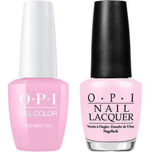 OPI GelColor And Nail Lacquer, B56, Mod About You, 0.5oz