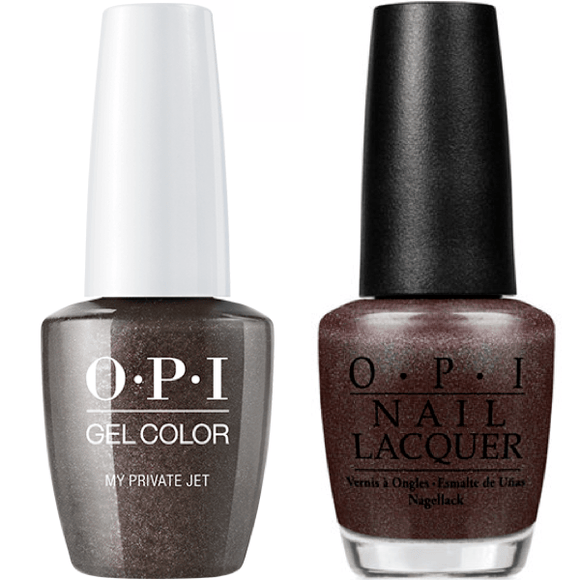 OPI GelColor And Nail Lacquer, B59, My Private Jet, 0.5oz