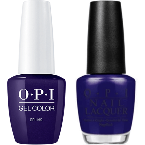 OPI GelColor And Nail Lacquer, B61, OPI Ink, 0.5oz